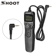 SHOOT RS-60E3 LCD Time Shutter Release Remote Control for Canon EOS 1300D 1200D 750D 650D 600D 700D 500D 350D 30D Rebel T4i