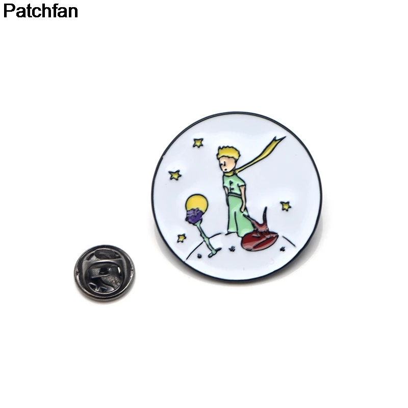 20 шт./партия, Patchfan, Маленький принц, лиса, цинковые шпильки, para, рюкзак, одежда, медали, рубашка, шляпа, значки броши для мужчин и женщин, A1918