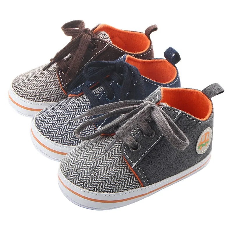 Bebés zapatos casuales niño Infantil encantadora zapatos zapato de lona Prewalkers bebé lindo para 3-12 m niños primeros caminante