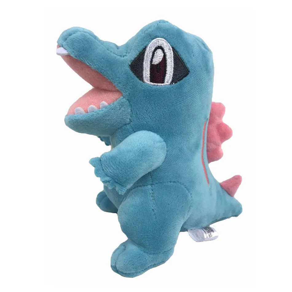 

Anime Cartoon Anime Monster Totodile Plush Peluche Toys Soft Stuffed Animal Dolls 16cm Free Shipping