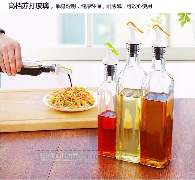 Кухонные контейнеры для хранения, стеклянная бутылка для специй, 2 шт./лот, модный распылитель масла, бутылка для приправ, инжектор приправ