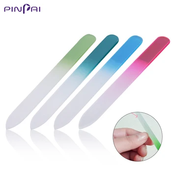 

Fashion Gradient Nail File Durable Crystal Glass Women Girl Nail Art Files Buffer Sanding Professional Polishing Manicure Tool