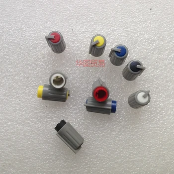 

50pcs Rotary Potentiometer Bulge Knob Cap D Hole / Mixer 270 Degree Knob Audio Volume Adjustment Switch Knob Cap