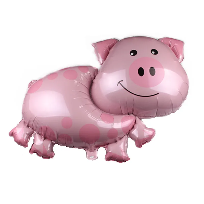 

New pink pig aluminum balloon cartoon 3D animal aluminum foil balloon