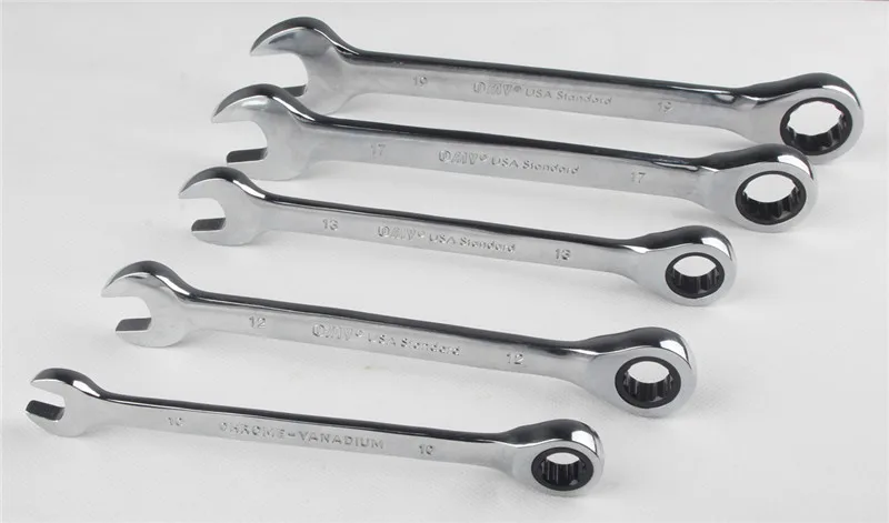 

NK MIXTOS 10PCS/SET Quick Reversible Combination Ratchet Wrench Set Metal Ratcheting Socket Auto Repair Hand Home Tools