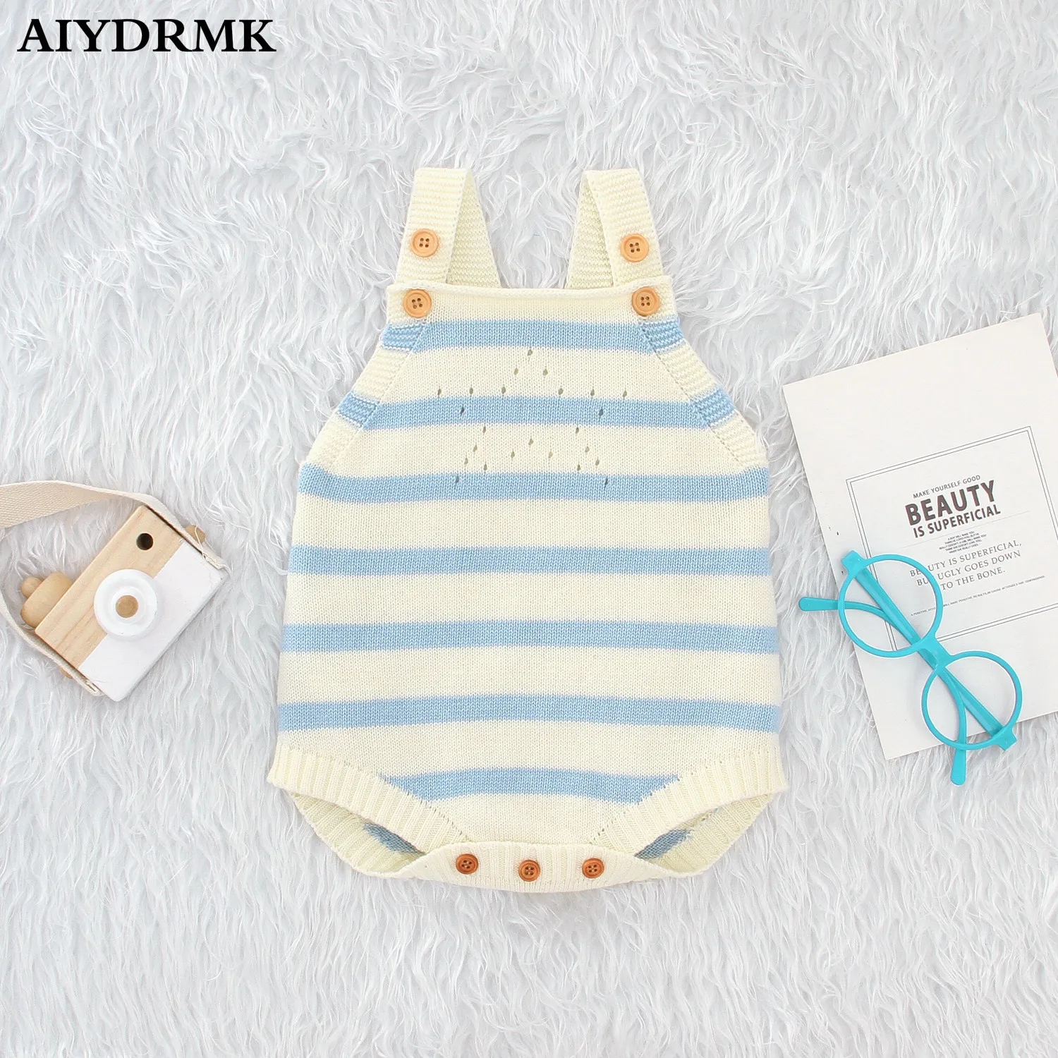 

Knitted Newborn Baby Boy Rompers Stripe Infant Romper Toddler Baby Onesies New Born Baby Boy Summer Clothes Winter Kids Jumpsuit