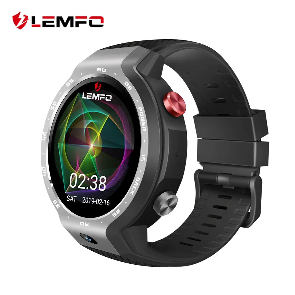 Смарт-часы LEMFO LEM9 4G GPS Android 7 1 и фитнес-браслет с двумя системами 5 МП фронтальная