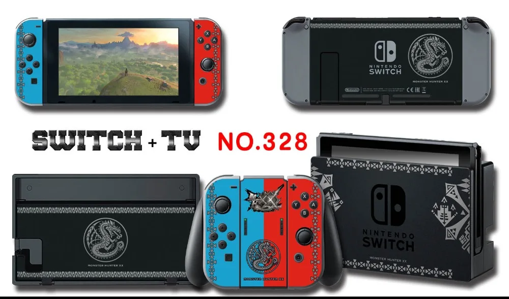 

Yoteen Sticker For Nintend Switch Sticker for Dock and Grip Monste Hunter