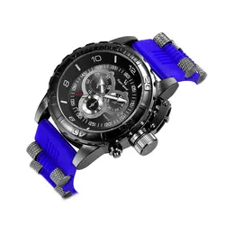 2016 Хит продаж V6 роскошный отдых моды часы мужские военные силикагель с Кварцевые часы Relogio Masculino