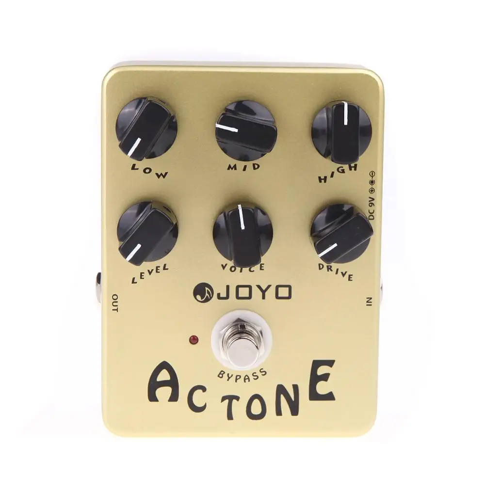 JOYO JF-13 AC Tone гитарный эффект педаль классический британский рок звук воспроизводит звук усилителя Vox AC30 - Цвет: AS SHOW