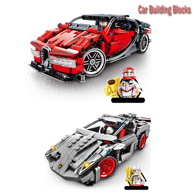 Скоростные строительные блоки для гоночного автомобиля совместимые с LEGO Technic