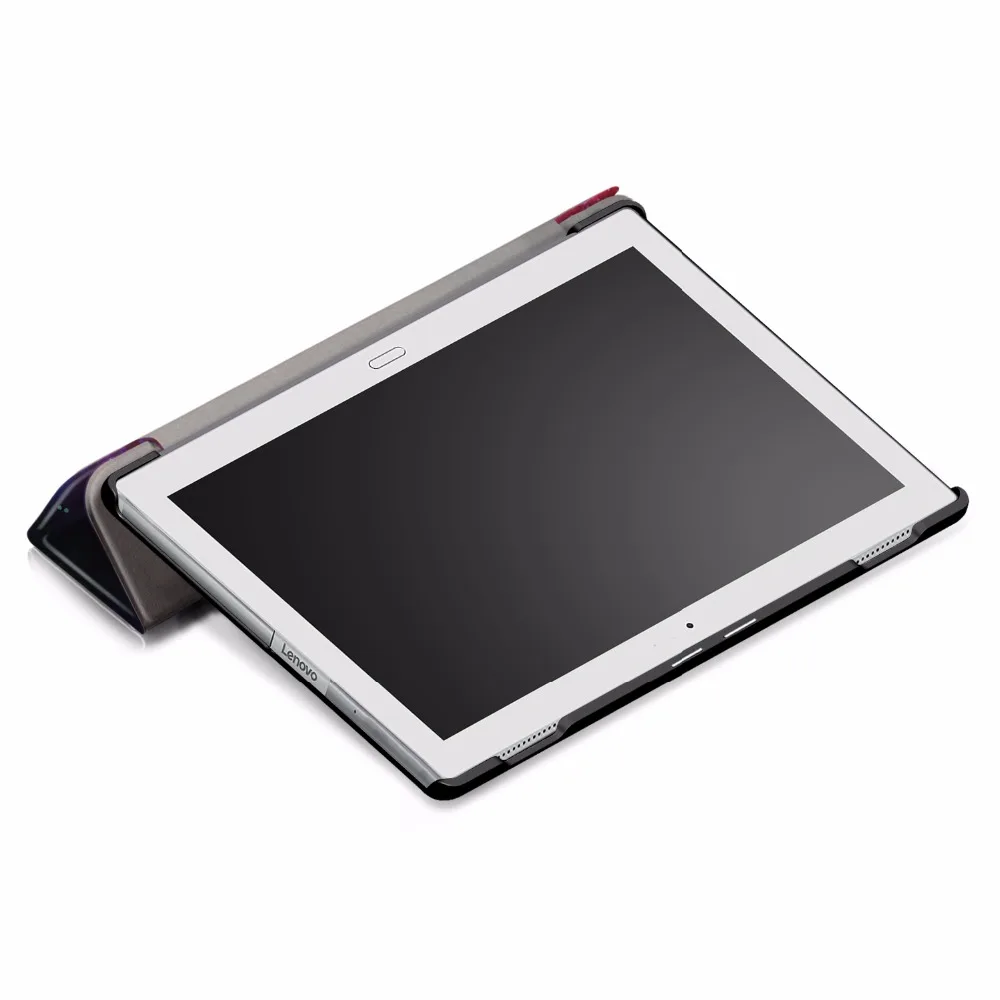 Чехол для lenovo TAB 4 10 Plus 10," TB-X704N X704F планшет защитный смарт-чехол Tab4 10 plus TB-X704L из искусственной кожи Чехлы+ подарки