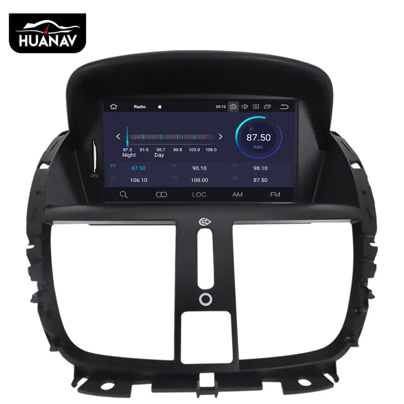 Flash Deal DSP Android 9.0 Car DVD Player GPS Navigation For Peugeot 207 2008-2014 stereo headunit auto Car radio multimedia tape recorder 3