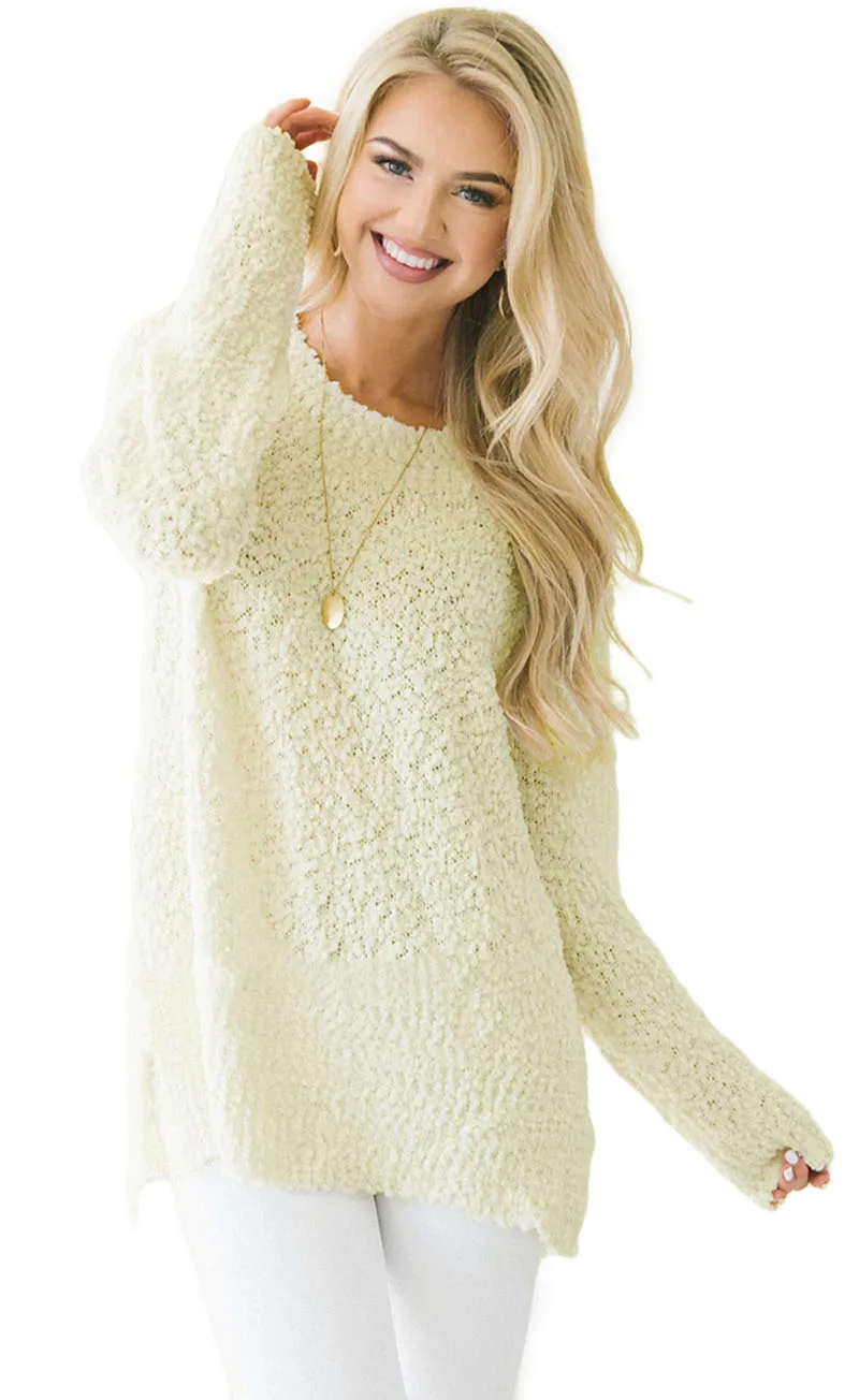 White-Cozy-Fall-Popcorn-Pullover-Sweater-LC251510-1-1