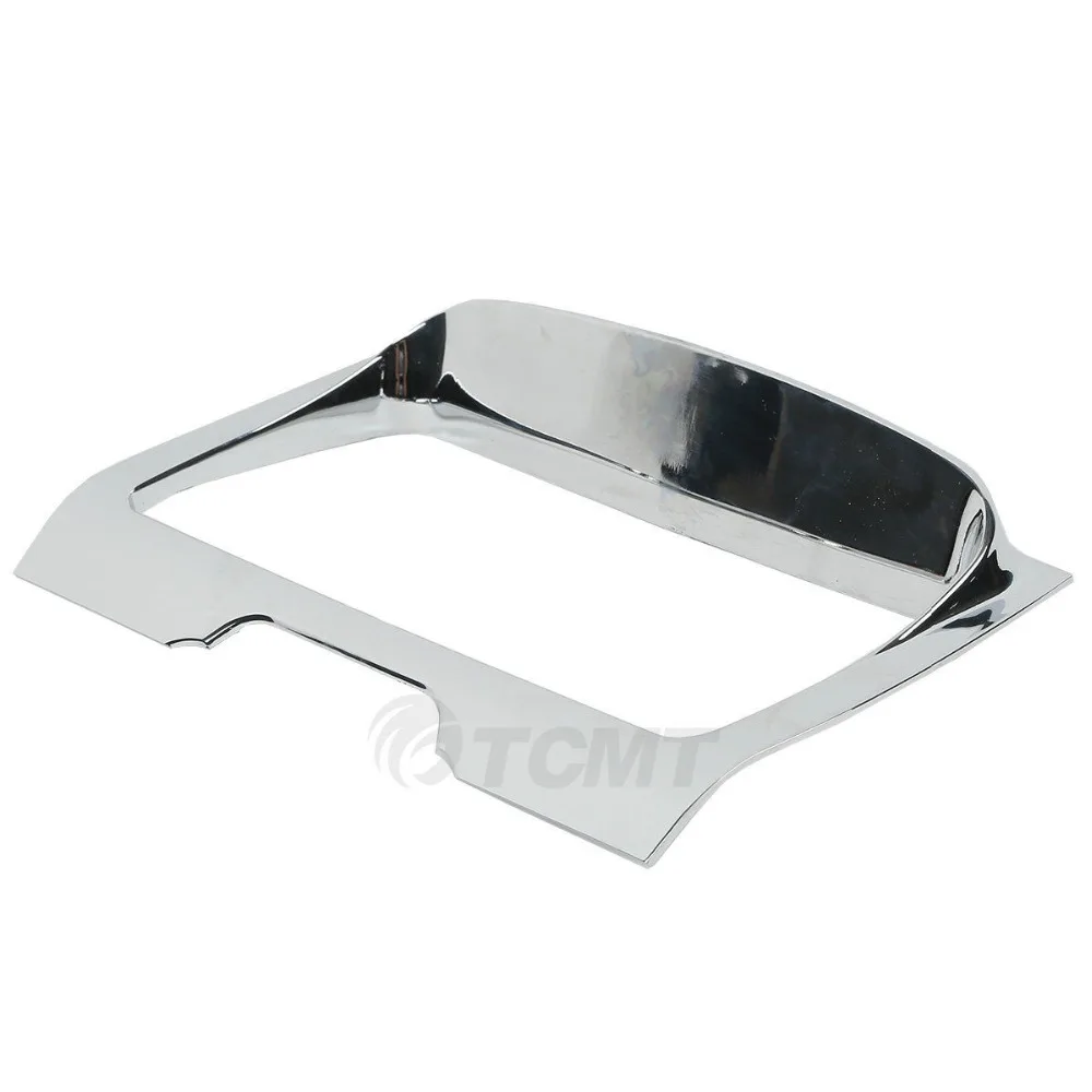 

TCMT Chrome Deluxe Tri Line Stereo Trim Cover For Harley Touring FLH/T Electra Street Tri Glides 2014-2018