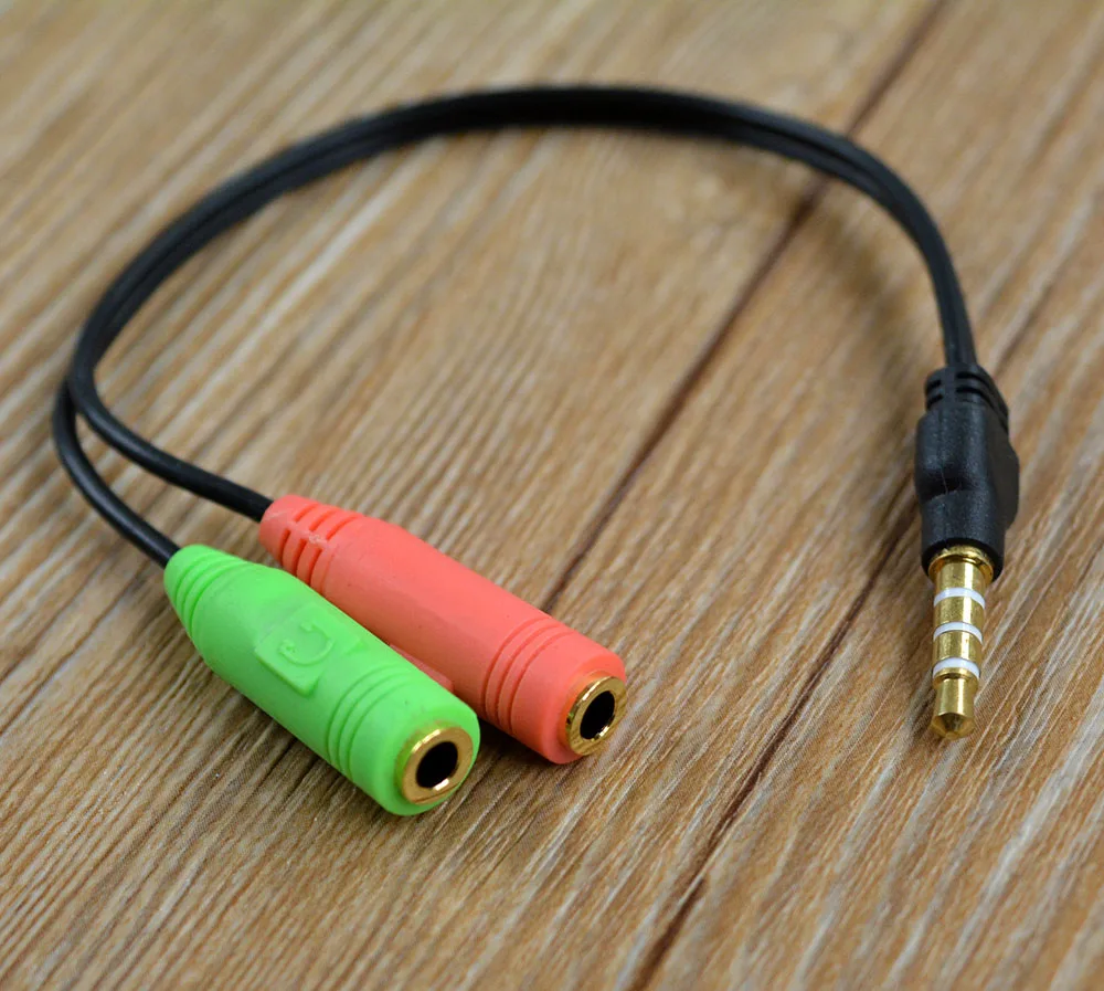 2 шт./пакеты 3.5 мм стерео 4-позиционный plug до микрофон и разъем для наушников iphone