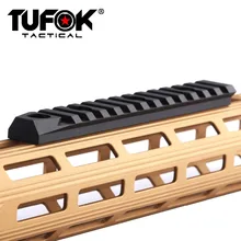 TuFok M-lok Picatinny рельсовый профиль-Mlok 13 слотов удлинение крепления адаптера Weaver Rail, Тактический QD рельсовый профиль, с поворотное крепление