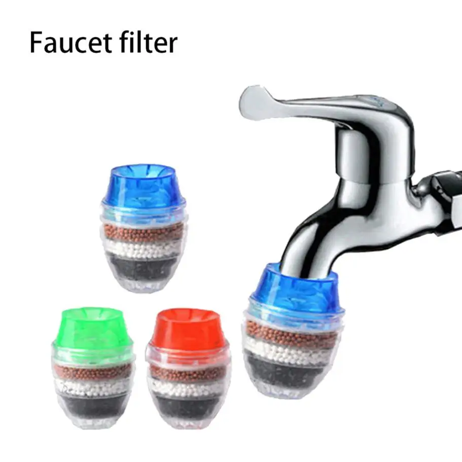 

Kitchen Tools Colander Strainers 2018 New Healthy Faucet Water Purification Five-layer Purifier Filter Head