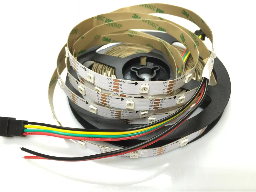 APA 102 CHIPS PROGRAMMABLE STRIPS PIXEL LIGHTS (3)