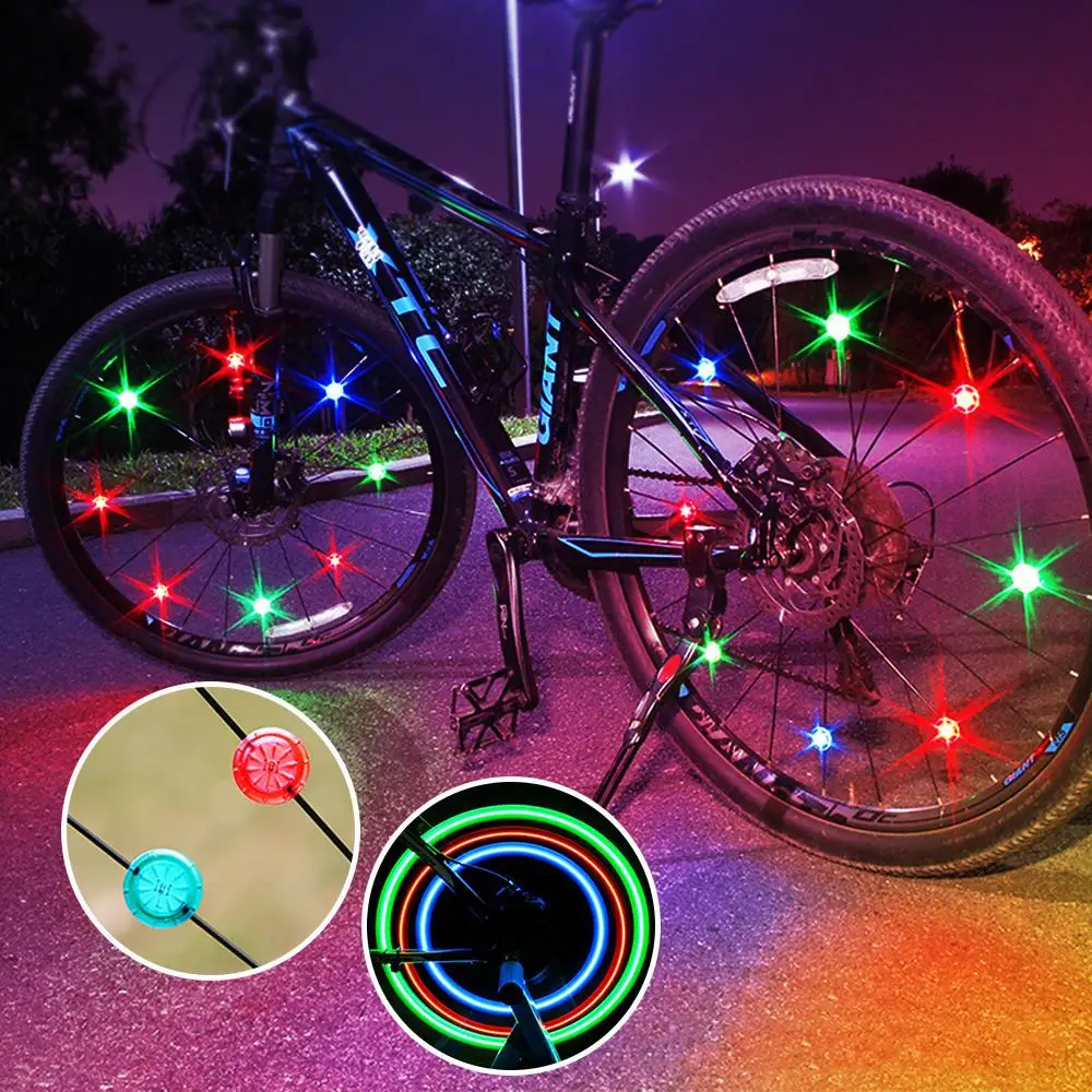 

COLOFE 2PCs LED Cool Bicycle Light Colorful Riding Bike Light Sports Cycling Bicycle Wheel Lamp Spokes Cycling Accessories New