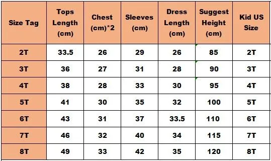 size clothing