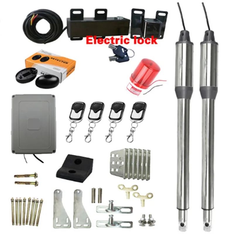 

Galo Automatic Dual Swing Gate Opener Motor+Beam Sensor+wireless keyboard+gsm gate opener Combination set
