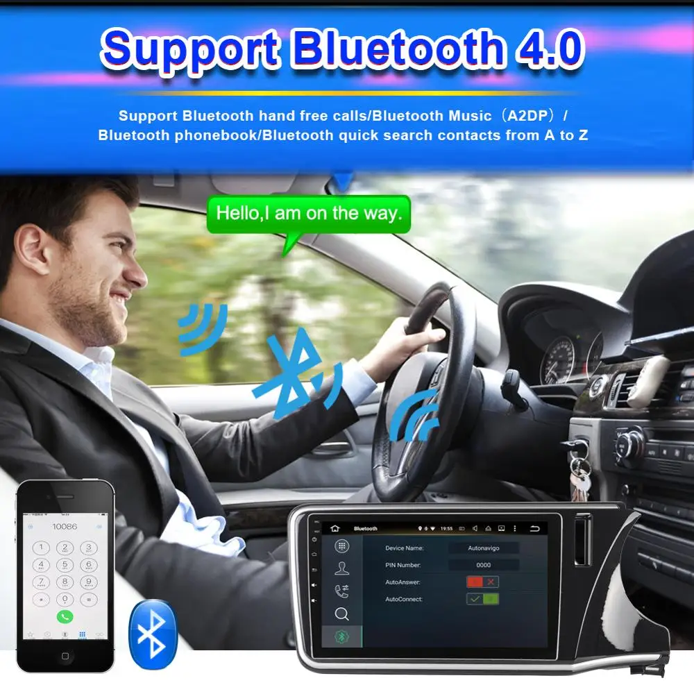 Clearance 10.1 Inch Android IPS Screen Car Stereo Video Player For Honda City 2014- Right Hand Drive Car Radio GPS Navigation Multimedia 3
