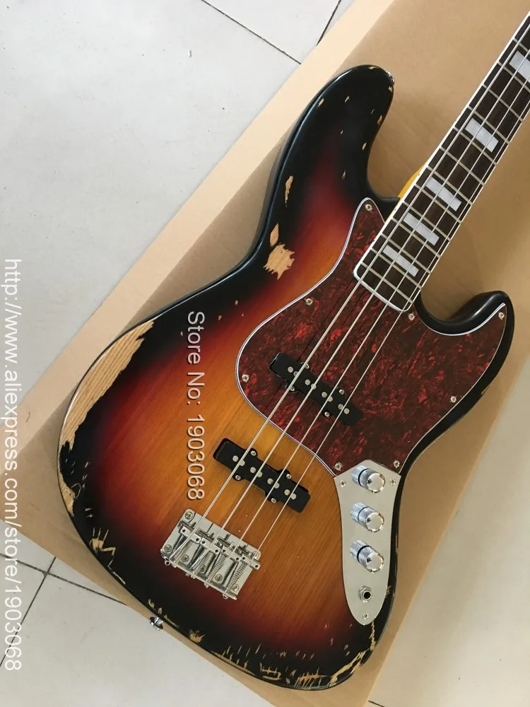 

LIMITED CUSTOM SHOP 1958 JOURNEYMAN RELIC PRECISION BASS,relic aged sunburst 4 strings electric bass