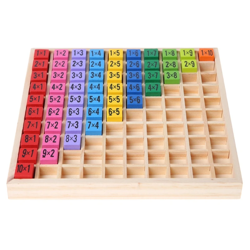 Новинка 2018 года деревянный стол умножения ранее Обучение Образовательные головоломки для детей детская игрушка