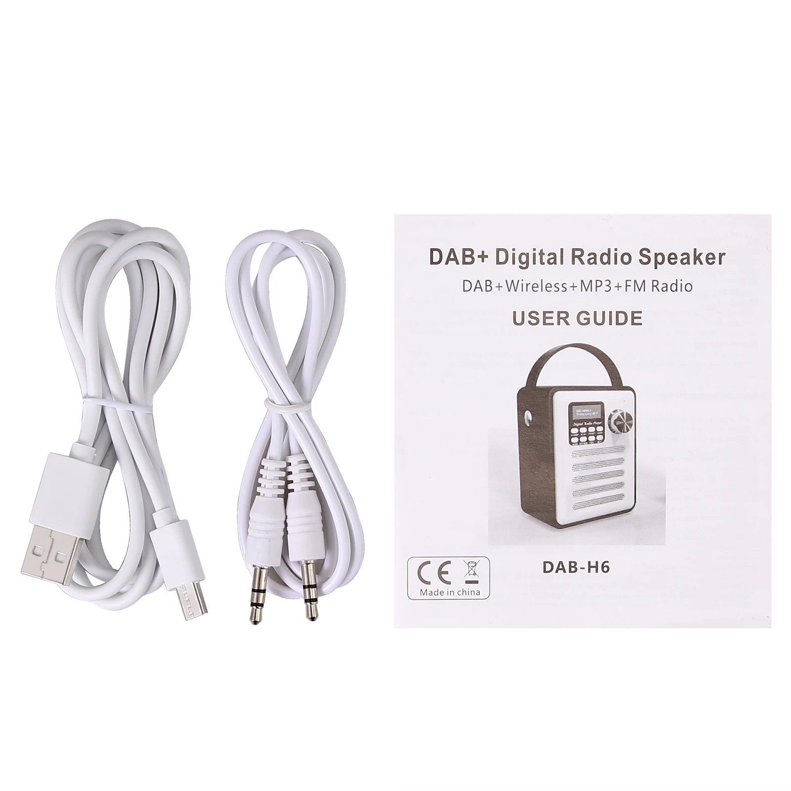 Neoteck DAB/DAB + цифровой FM портативный радио Будильник аккумуляторная батарея