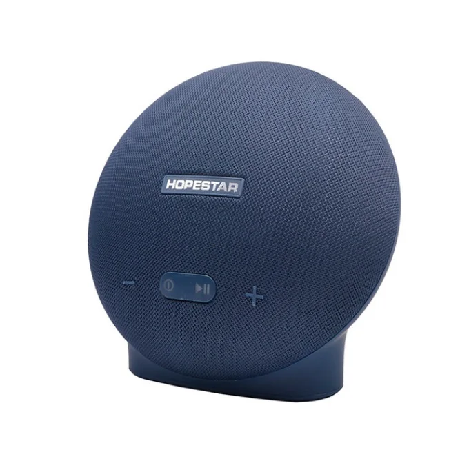 HOPESTAR H21 классический тканевый дизайн Открытый водонепроницаемый портативный bluetooth беспроводной динамик бас громкоговоритель Колонка для iphone x - Цвет: dark blue