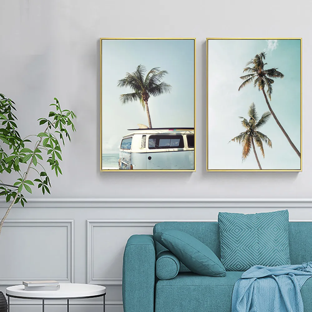 Seascape Print Picture Canvas Painting Landscape Wall Art Nordic Pictures Sea Posters And Prints Living Room Poster Unframed