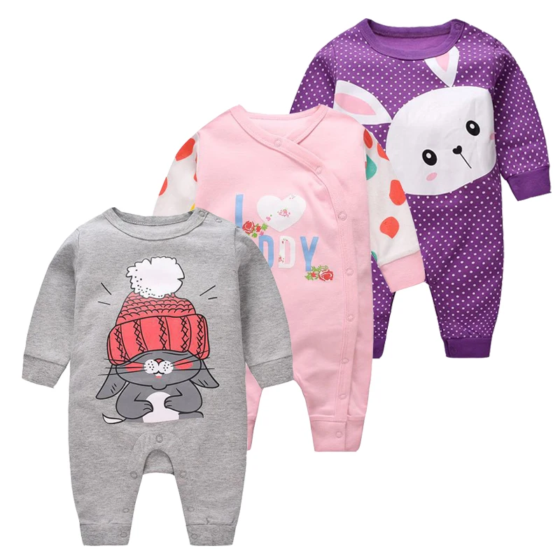 2019 Baby girls Clothes cute Cartoon Newborn girls Long Sleeve baby Rompers baby Boys Clothes roupas de infantil costumes 2019 Baby girls Clothes cute Cartoon Newborn girls Long Sleeve baby Rompers baby Boys Clothes roupas de infantil costumes