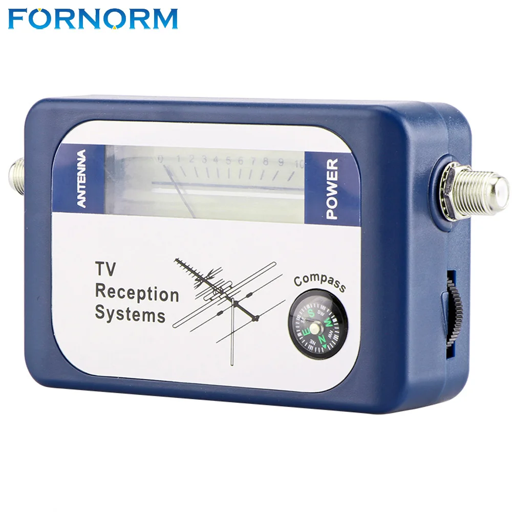 Цифровой спутниковый локатор Fornorm DVB T искатель сигнала с компасом антенна