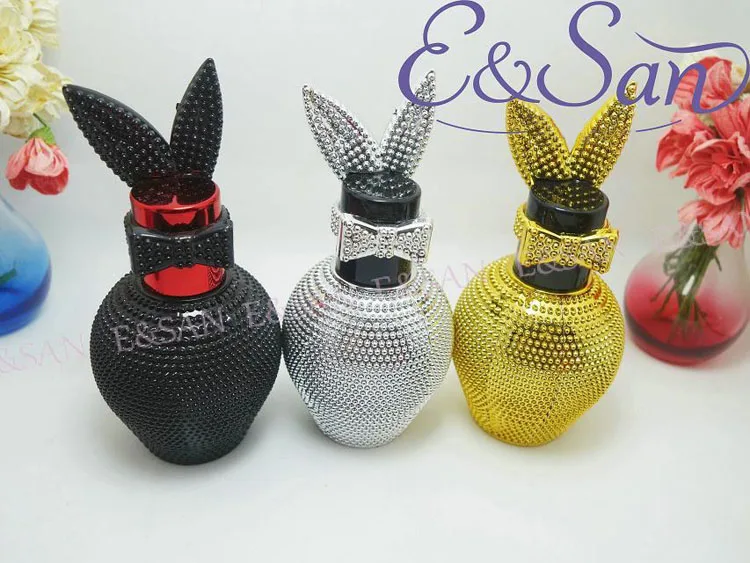 108pcs Novelty Rabbit Ear Perfume Spray Bottle 30ML ,Refillable 30ml