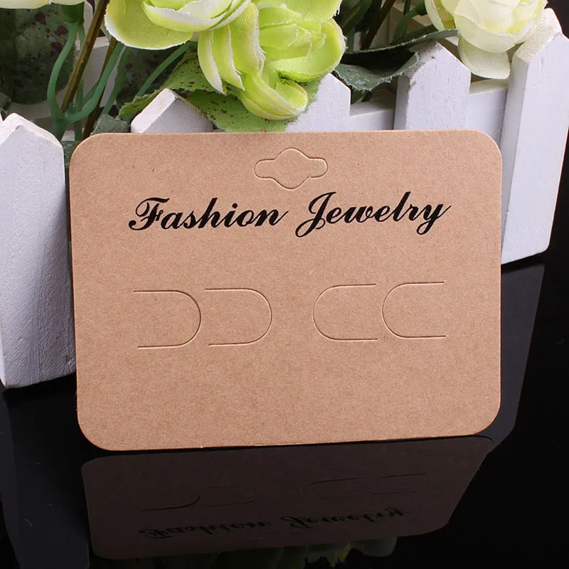 

Manufacturer's Direct Jewelry Hairpin Packing Card Kraft Paper Card 9.6*7cm 100pcs
