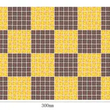 Золото с двумя коричневыми цветами нефритово-желтая Склянка мозаичная плитка образец для бассейна, 10 мм размер чипа, 4 дизайна