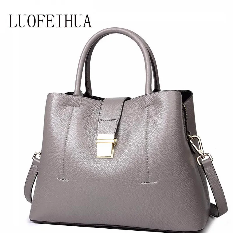 

Genuine Leather women bags for women 2019 new fashion leather handbags handbags big bag Simple leather crossbody bag