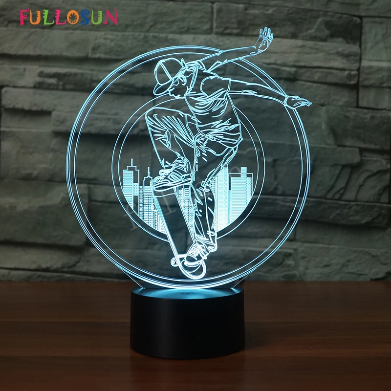 

3D Scooter Night Lights LED Acrylic Touch Lamp USB Desk Night Lamp for Children's Bedroom Decor
