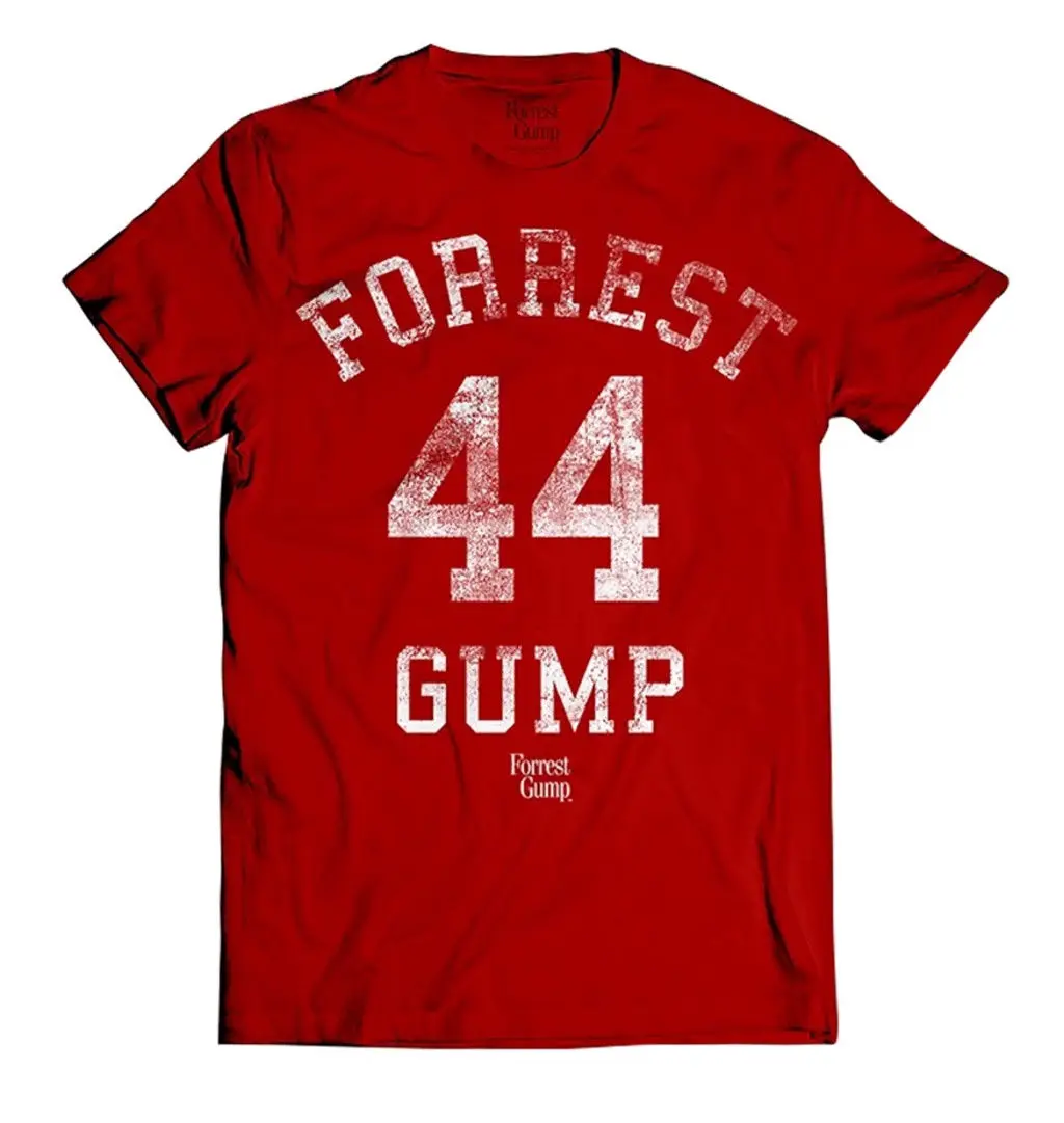 Форрест Gump '44' Футболка-Neuf et officiel странные вещи дизайн футболка Новинка мода лето