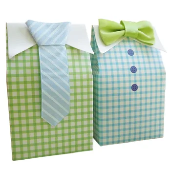 

wedding favor candy box--Cute Boy Favor Box baby shower party candy sweet box cupcake cake box 200pcs/lot
