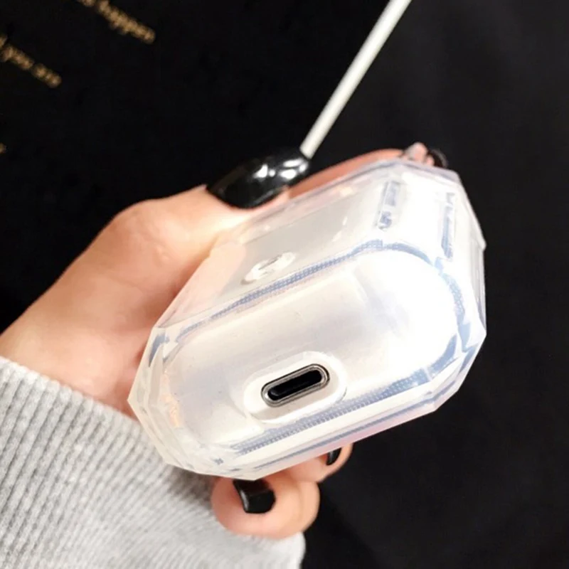 Силиконовый чехол флакон духов два цвета для гарнитура для airpods защитный роскошный противоударный чехол и прозрачный мягкий чехол из ТПУ