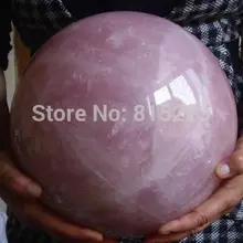 Ddh001046 ОГРОМНЫЙ ПРИРОДНЫЙ РОЗОВЫЙ КВАРЦ ХРУСТАЛЬНЫЙ ШАР BALL ИСЦЕЛЕНИЕ