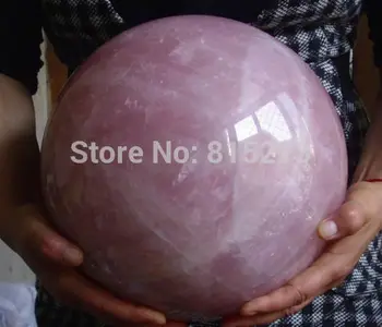 

ddh001046 HUGE NATURAL ROSE QUARTZ CRYSTAL SPHERE BALL HEALING