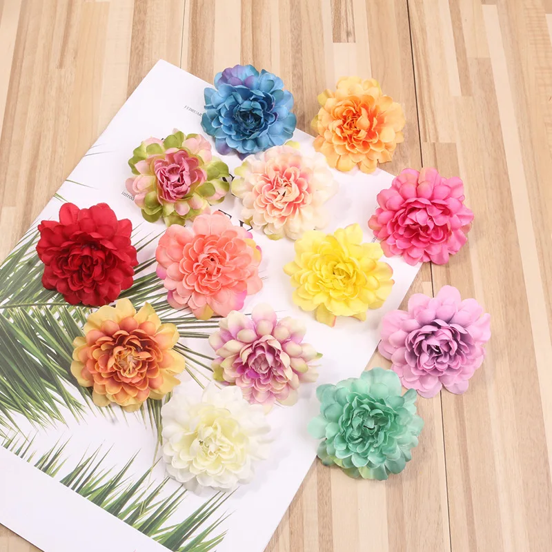 新款假花仿真花 兰花 绢花 假花花头 婚庆diy饰品配件装饰花批发 图片_高清大图 - 阿里巴巴 - 1