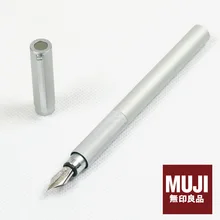 Япония Muji высокое качество алюминиевая короткая карманная авторучка чернила для гелевой ручки