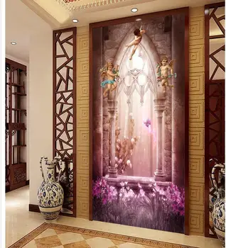 

custom 3d wallpaper European-style angel background wall 3d wallpaper for room mural painting photos