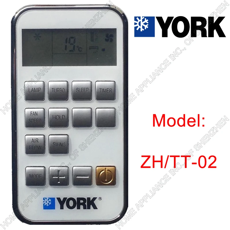 

(1 pieces/lot) YORK Split And Portable Air Conditioner Remote Control ZH/TT-02 Air conditioning parts
