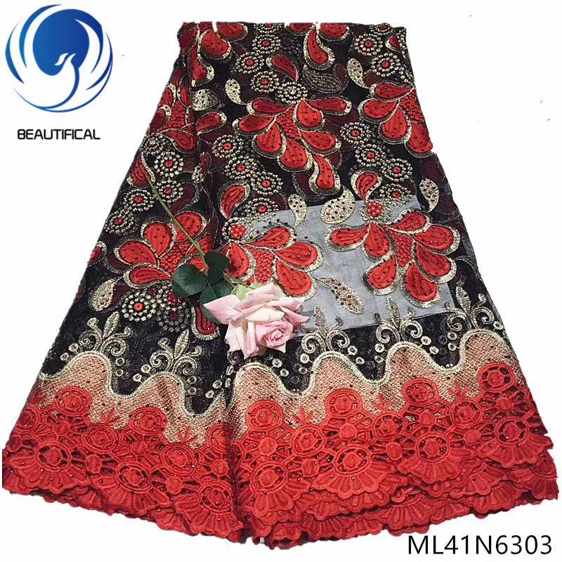 

BEAUTIFICAL french cord net lace embroidery tulle lace with guipure cord 2019 french guipure lace ML41N63