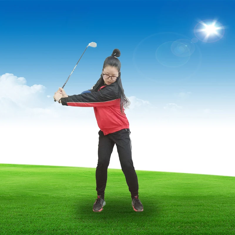 Golf Intelligent Impact Ball Golf Swing Trainer Aid Assist Posture Correction Training Supplies BHD2